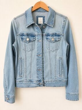 LC Lauren Conrad Light Blue Denim Jacket